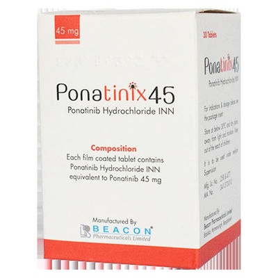 30 viên nang 45mg Ponatinib Các chất ức chế kinase đa mục tiêu