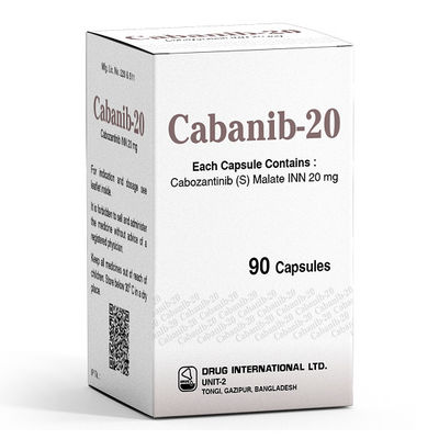 Mua Beacon Cabozantinib XL-184 Cabozanix 60mg*30 viên Ung thư thận, ung thư tuyến giáp, ung thư gan, sarcoma mô mềm, ung thư phổi tế bào không nhỏ, ung thư tuyến tiền liệt, ung thư vú, ung thư buồng trứng, online manufacture