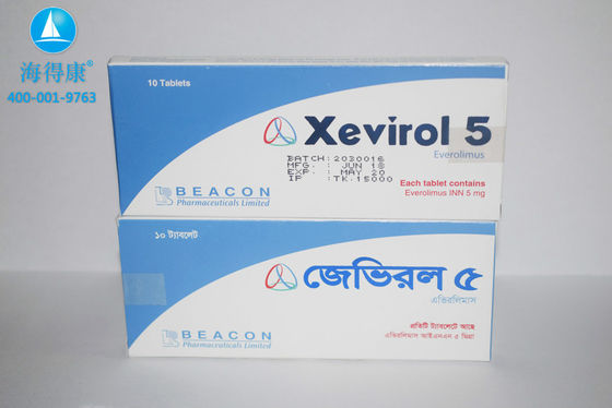 Mua Beacon Everolimus Xevirol 5mg*10 viên Ung thư vú, ung thư tế bào thận, ung thư nội mạc tử cung, sarcoma tử cung, khối u tế bào biểu mô cận mạc, angiomyolipoma tái phát, online manufacture