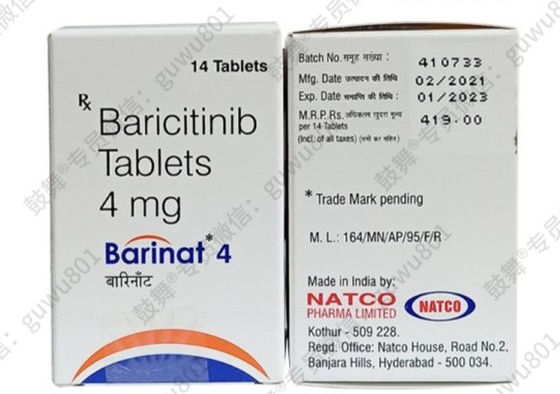 Mua Natco Baricitinib -Barinat 4mg*14 viên Bệnh viêm khớp dạng thấp (RA), viêm xương sống ankylosing (AS), bệnh vẩy nến, viêm da atopic, thích hợp cho giai đoạn điều trị online manufacture