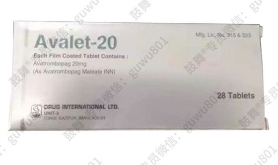 Mua DILAvatrombopag_ Avalet20mg*28 viên (hộp) Trombocytopenia ở bệnh nhân bị bệnh gan (CLD) Ứng dụng trong thời gian điều trị bằng thuốc này online manufacture