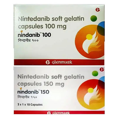 150mg Nintedanib Nindanib 30 viên thuốc cho ung thư phổi tế bào nhỏ