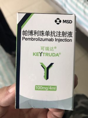 MSD Pembrolizumab MK3475 Keytruda   Viên nén 100mg/4mL Ung thư phổi không tế bào nhỏ, ung thư phổi tế bào nhỏ, ung thư đại trực tràng, ung thư dạ dày, ung thư thực quản, ung thư biểu mô tế bào gan,