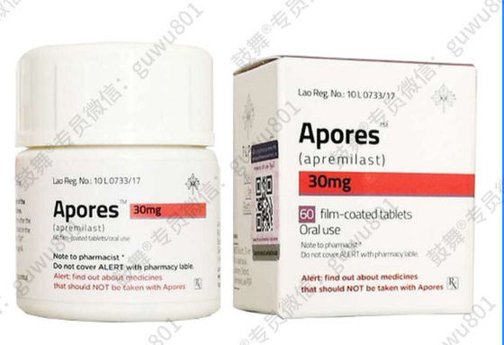 TlphApremilast_ Apores30mg*60 viên/ chai (hộp) Bệnh vẩy nến, viêm khớp vẩy nến áp dụng trong khi điều trị bằng thuốc này